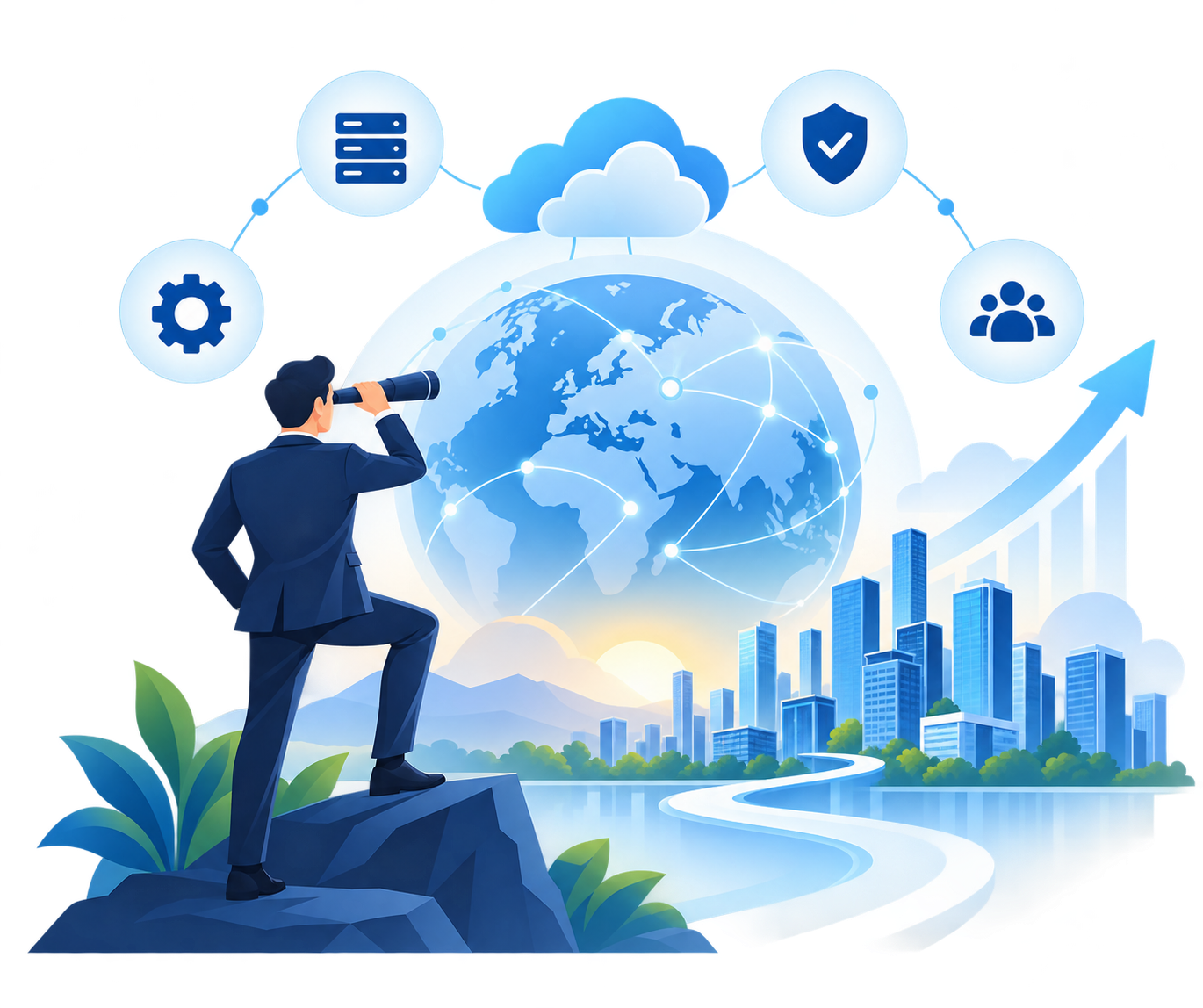 Our vision — world-class IT products, services and reach